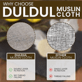 thumbnail image 1 of Muslin Cloths for Cooking, Pack of 20 (50X50CM), Unbleached, Cotton Reusable and Washable Cheese Cloths for Straining, 1 of 4