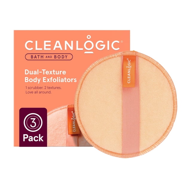 Depurador corporal exfoliante Cleanlogic Bath and Body, paquete de 3