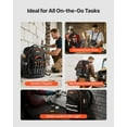 thumbnail image 6 of Heavy Duty Tool Backpack 65 Pockets Laptop Compartment Molded Base for Electricians Repairmen HVAC Technicians, 6 of 6