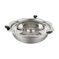 thumbnail image 1 of Olla caliente giratoria separada, olla caliente dividida, utensilios de cocina sólidos, plato de frotamiento elevable con divisor, olla de mandar, 1 of 8