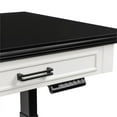 thumbnail image 6 of Furniture of America Olive Black Height Adjustable Standing Wood Top Desk, 6 of 9