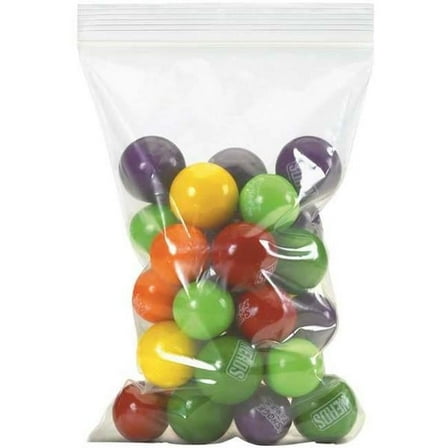 Office Depot® Brand Reclosable 4-mil Poly Bags, 14" x 10", Clear, Case Of 500