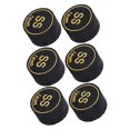 thumbnail image 1 of 6pcs Pool Cue Tips, Professional Multi Layers Billiard Pool Cue Tips For Billiard Pool Cues Supplies, Billiard Cue Tips, Compatible With 14mm Cue Tips, Easy To Install, 1 of 8