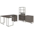 thumbnail image 1 of Bush Business Furniture Method by Kathy Ireland 5 Piece L Shape Set in Cocoa, 1 of 9