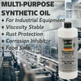 thumbnail image 2 of Super Lube Multi-Purpose Lightweight Synthetic Oil ISO 68 Hydraulic Grade (Clear, 4oz Bottle), NSF Certified Food Grade & Clean, Superior at Low Temps, 2 of 5