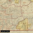 thumbnail image 2 of HISTORIX 1897 Map of Montana State Vintage Poster Wall Art Print, 18 x 24 Inch, 2 of 8