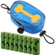 thumbnail image 3 of GOOHOCHY Dispensador portátil de bolsas para excrementos de perro, bolsa de tela Oxford con cremallera para correa con 8 rollos de bolsas desechables para excrementos de perro., 3 of 8