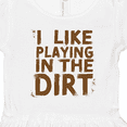 thumbnail image 4 of Inktastic I Like Playing in the Dirt Girls Toddler Dress, 4 of 5