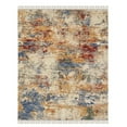 thumbnail image 3 of Luxe Weavers Modern Abstract Multicolor Fringed 5x7 Area Rug, 3 of 7