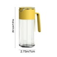 thumbnail image 3 of Qholemyo Large Capacity Glass Oil Dispenser Leakproof No Hanging Oil Automatic Opening And Closing Kitchen Household Spice Bottle Olive Oil Bottle, 3 of 6