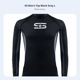 thumbnail image 3 of Abbraccia Traje de neopreno secado rápido para pareja, rash guard de manga larga, protección solar, set dividido, surf, natación, 3 of 6
