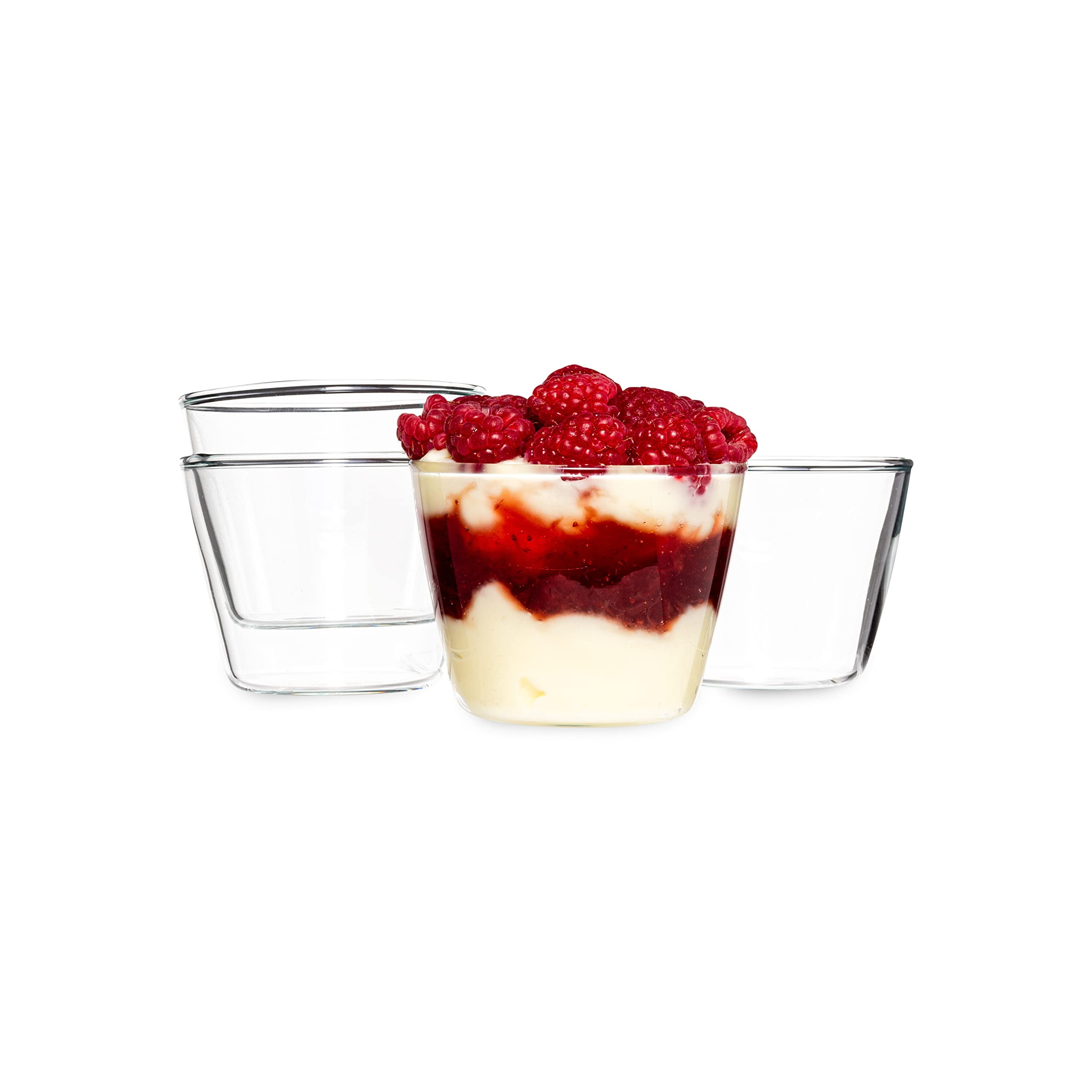 SIMAX Glass Ramekins Custard Cups Borosilicate Glass Dessert Cups