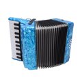 thumbnail image 4 of Accordion, Celluloid Accordions Reed Durable Easy Playing  For Beginner Sky Blue, 4 of 8