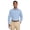 Blue, variant on Men's Long Sleeve Stretch Dress Shirt, White, Sizes 14x32-17x34
