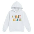 thumbnail image 4 of Chenglor Back To School Hoodies for Girls 10-12 Girls Sweatshirts Back To School Hoodie for Girls 10-12 6 Year Old Girl Clothes Children's Fashion Clothes (3-4 Years White), 4 of 4