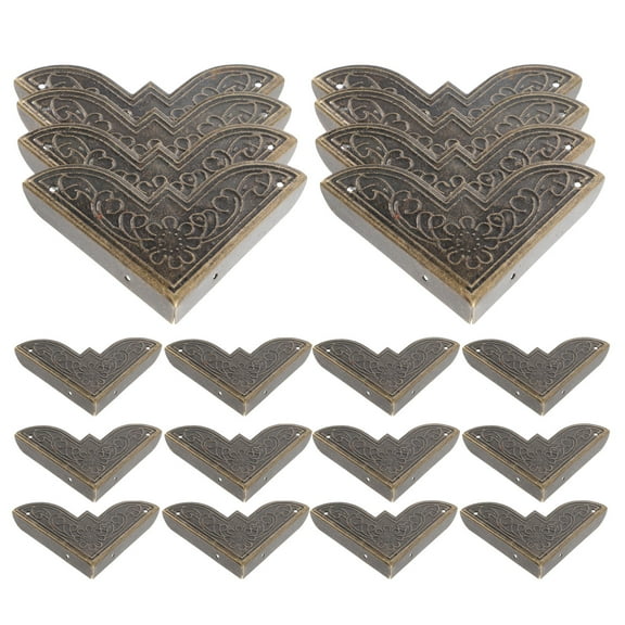 BESTOYARD Metal Corner Protector Iron Vintage Corner Protector 20Set