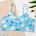 thumbnail image 4 of Xinhuaya 8-12T Girls 2Pcs Swimsuit Kids Bikini Swimwear Outfits Child Prining Tankini Bathing Suit Set, 4 of 7
