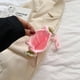 thumbnail image 3 of Bolso Mujer Monedero Hecho A Mano Tejido Diario para Niñas Mujer Rosa, 3 of 8