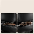 thumbnail image 4 of Car Seat Back Double Hooks 1-Pack Upgrade Multifunctional Double Hook Holder For Car Seat Back Leather Car Purse Holder For Car 2 In 1 Car Seat Back Storage Hook, 4 of 9