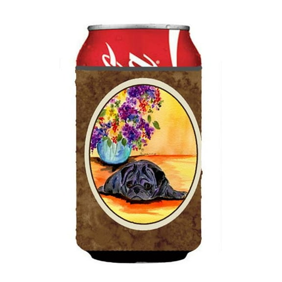 Pug Can Or bottle sleeve Hugger - 12 oz.