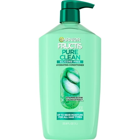 Garnier Fructis Pure Clean Hydrating Conditioner with Aloe Extract, 33.8 fl oz