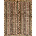 thumbnail image 1 of Ahgly Company Machine Washable Indoor Rectangle Abstract Red Brown Area Rugs, 6' x 9', 1 of 7