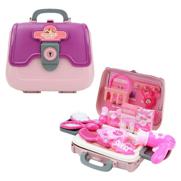 Enfants Poupée Stylisation Tête Maquillage Peignage Cheveux Jouet Poupée  Set Faire semblant de jouer Princesse Maquillage Jouer Jouets Petite fille  Maquillage Étude Cadeau Idéal Convient F