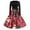 Watermelon Red, variant on Christmas Dresses for Women Women's Fashion Vintage Long Sleeve Round Neck Christmas Printed Evening Party Dresses for Formal Event,Army Green,L