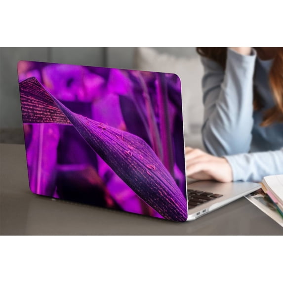 KSK KAISHEK Protective Case Hard Cover Compatible MacBook Air 13.6 Inch 2022.0 A2681 m2 + Black Keyboard Cover, Purple series 0153