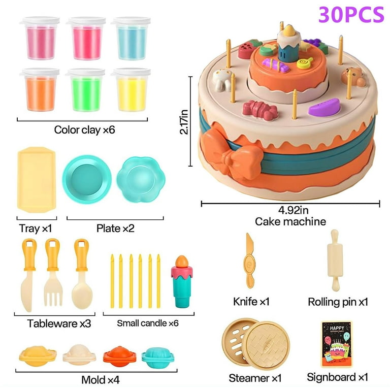 Kids Brain up DIY Model Clay Toys Kit House Play Candy Hamburger Bread Cake  Lollipop Doughnut Making Tool Colour Play Dough Toys - China Toy and Dough  Toy price