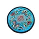 thumbnail image 4 of Advancent Posavasos para bebidas, alfombrilla para tazas, almohadilla bordada portátil, almohadillas aislantes, azul cielo Type2 NO2, 4 of 6
