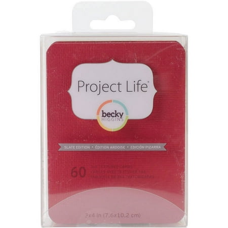 Project Life 3"x4" Textured Cardstock 60