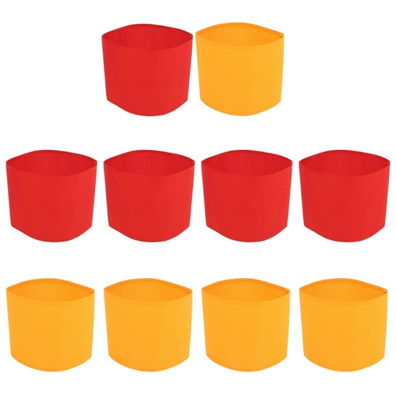 10pcs Blank Sublimation Armbands for DIY Soccer Football Rugby Captain Cloth Armbands