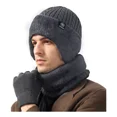thumbnail image 1 of Gorro Bufanda Cuello Unisex Invierno Guantes Termicos Traje, 1 of 8