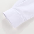 thumbnail image 5 of LYMAYTER Toddler Boys Solid Color Dress Shirts Kids Long Sleeve Button Down Collared Uniform Tops 3-16Y, 5 of 7