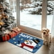 thumbnail image 5 of Alfombra Navideña de Bienvenida con Diseño de Hombre de Jengibre y Muñeco de Nieve, Azul, 40 X 60 Cm, para Decoración Interior y Exterior | Antideslizante | Alfombra Festiva y Acogedora | Regalo Navi, 5 of 6