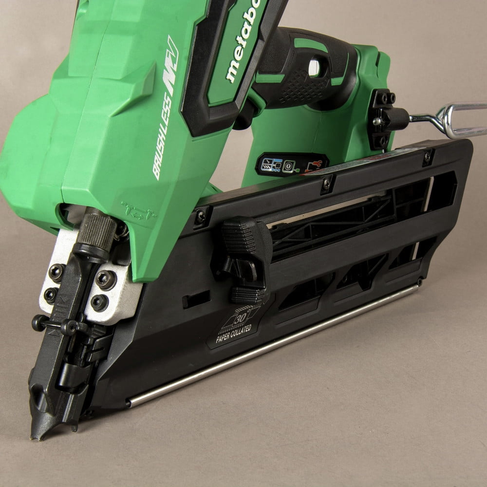 MultiVolt 36V Brushless Lithium-Ion Cordless Paper Strip Framing Nailer Kit (2.5 Ah)