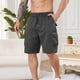 thumbnail image 1 of Ceisia Men's Relaxed Minimalist Cargo Gift Casual Shorts Drapey 3D Pockets Multi-Color, 1 of 6