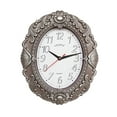 thumbnail image 2 of Reloj de pared grande de cristal decorativo, relojes de pared españoles, silenciosos, de cuarzo. Astilla blanca, 2 of 8