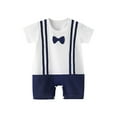 thumbnail image 2 of TMOYZQ Baby Short Sleeve Bodysuits Cotton Onesie Romper with Cute Graphics Lightweight One-Piece Newborn Boys Girls Clothes 0-18 Months, 2 of 4