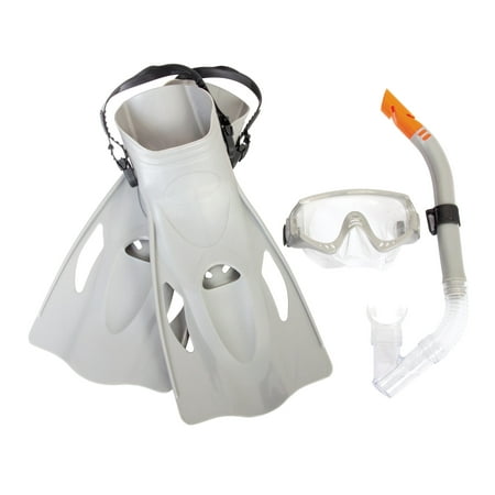 Bestway Meridian Snorkel Set, Gray (Best Way To Get Abs Female)