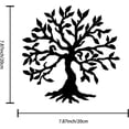 thumbnail image 2 of Sdcart Metal Tree of Life Decor, Metal Wall Decor, Tree Art Wall Decor, Metal Wall Art, Tree of Life Decor, Living Room Bedroom Indoor Outdoor Metal Wall Art Hangings (04), 2 of 6