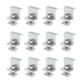 thumbnail image 1 of Uxcell 12-Pack Soporte para Panel Solar Clip Z de 30mm Ligero de Aluminio Anodizado Libre de Corrosión Blanco, 1 of 1