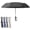 black, variant on Portable Rain Umbrella with Loop Buckle,Automatic Folding Compact Rain and Sun Parasol,Fully Automatic Design