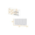 thumbnail image 5 of We Have Furniture Kitchen Cabinet Durham, Four Doors, White Finish, 5 of 6