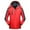 Red, variant on BADHUB Men's Big & TAll Coat Fleece Lined Rain Jacket Adjustable Cuffs Winter Warm Coat Waterproof Windbreaker Outdoor Hooded Softshell Jacket Color Block Coat Winter Clearance