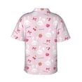 thumbnail image 3 of Fotbe Love Rabbit Hawaiian Shirt for Men Unisex Summer Beach Casual Short Sleeve Cotton Linen Button Down Shirts-XX-Large, 3 of 9