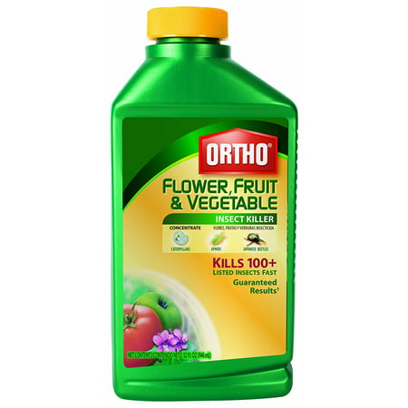 Ortho 0345110 Flower, Fruit and Vegetable Insect Killer Concentrate, 32-Ounce (Garden