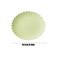 thumbnail image 4 of Flower Shaped Serving Tray Set | 2-Piece Plastic Snack & Dessert Plates | 6.5-Inch Diameter for Kitchen & Dining | Blue Green Pink Colors | Stackable for Easy Storage, 4 of 7