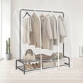 thumbnail image 1 of Garment Rack Cover Clear Clothing Rack Cover with Zipper Reusable Clothes Rail Cover Waterproof PEVA Clothes Rack Cover Large Garment Rack Dust Cover Easy to Use for Clothes Garment Hanin, 1 of 10